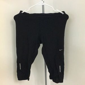 Black, Nike knee-length leggings